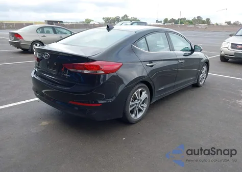 2017 Hyundai Elantra Limited из США, поврежденный, VIN KMHD84LF2HU074344